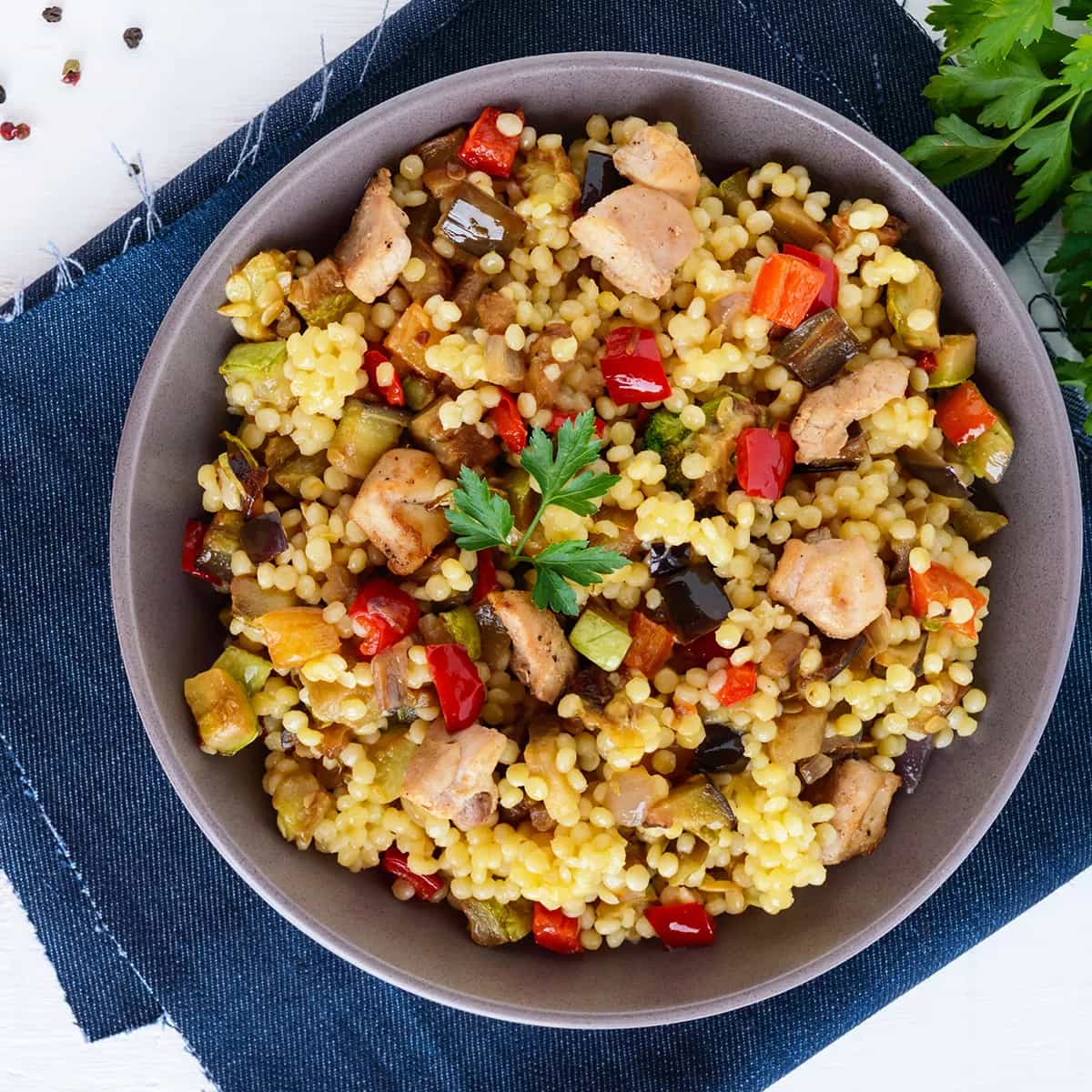 How to make Chicken Vegetable Couscous Recipe